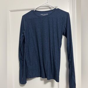 Outdoor Voices Cloud knit long sleeve Navy Heather XS